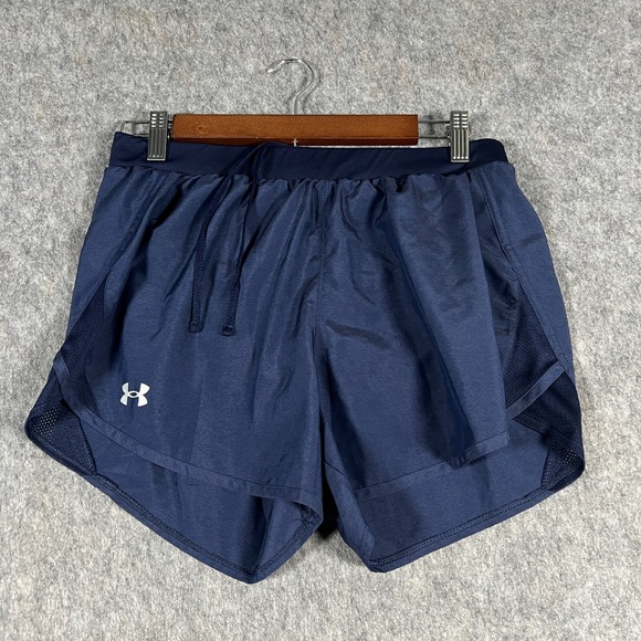 Under Armour Pants - Under Armour Women's‎ Athletic Shorts Size Medium Navy Blue Heatgear Loose Fit